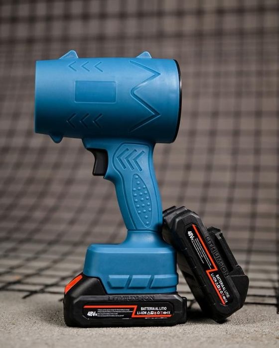 Аккумуляторная воздуходувка ветродуйка в кейсе, 2 АКБ 48V