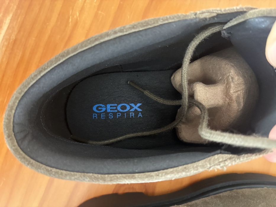 Botas GEOX Camurça, 39, Verde Militar, Novas