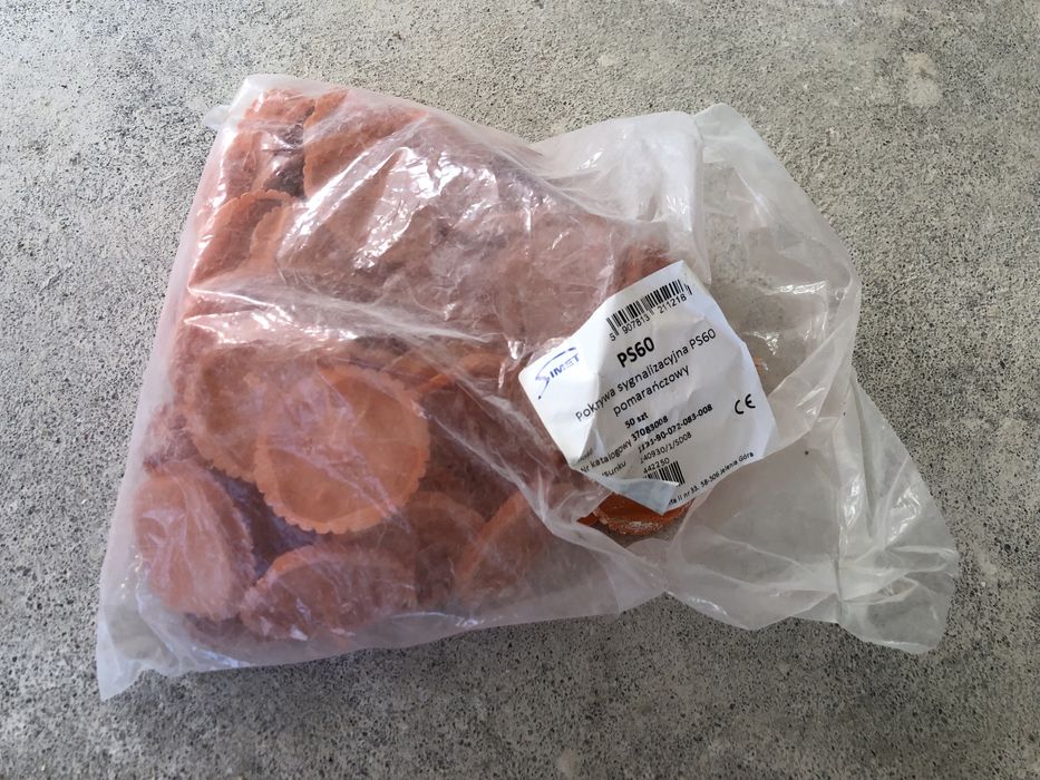 Simet PS60 pokrywa zaślepka dekielek puszki elektrycznej 215 sztuk