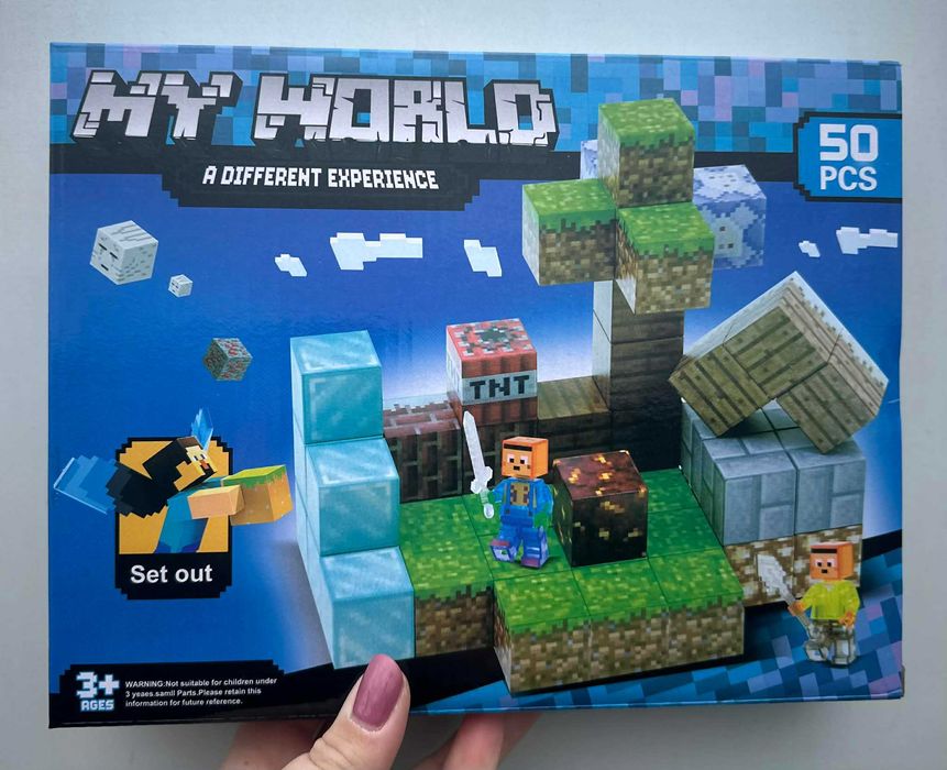 Klocki magnetyczne Minecraft
