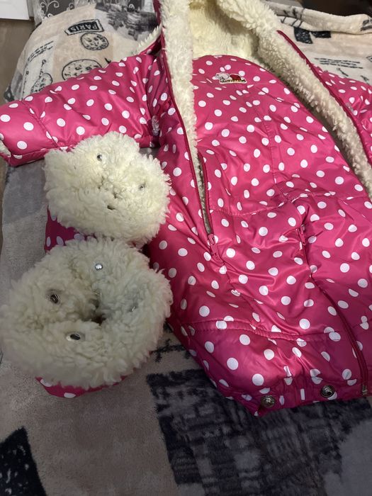 Детский зимний комбинезон-трагсформер