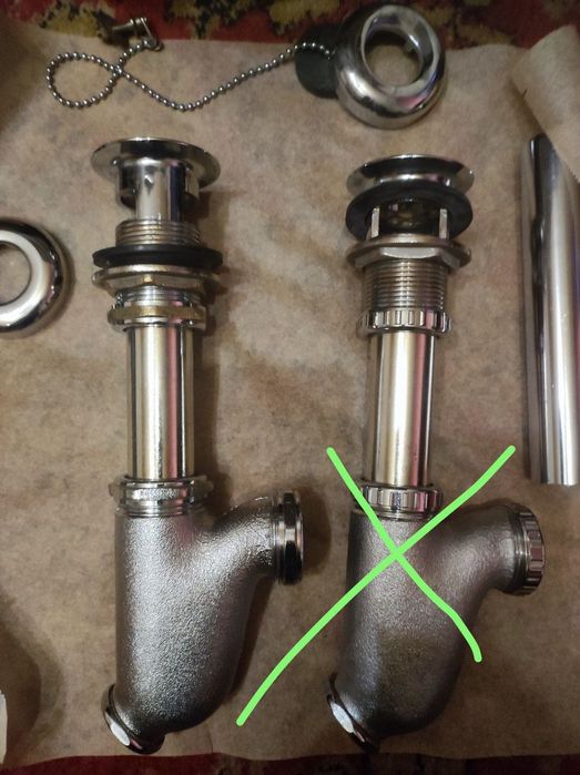 Сифон из нержавейки. Новый. Armal .Чехия .(Качество времён СССР)