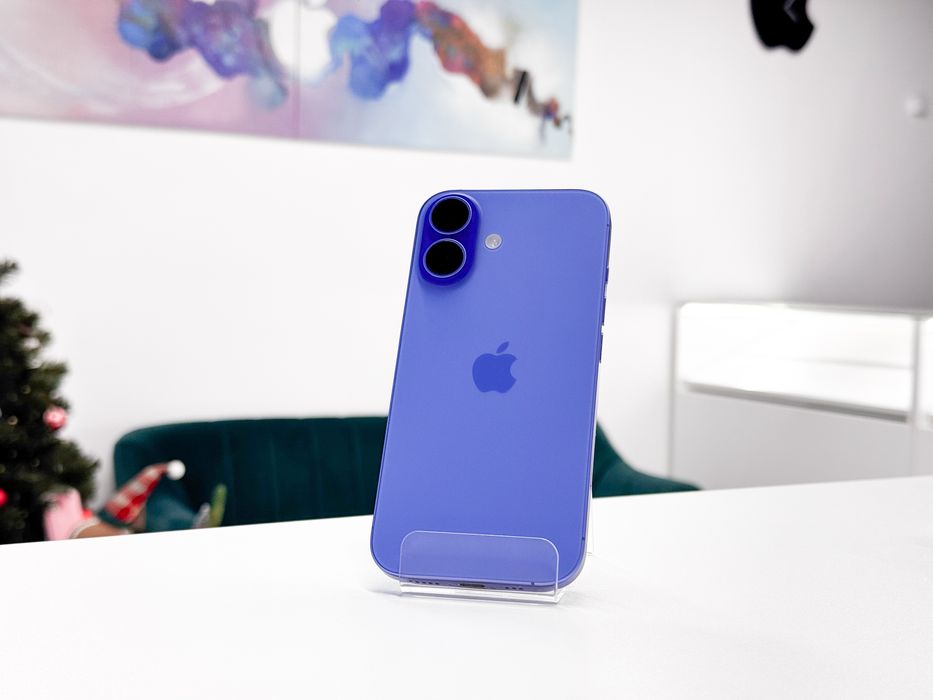 iPhone 16 128 GB Niebieski Jak Nowy 100% bateria Gwar Producenta Sklep