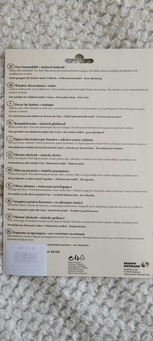 Obrazek okienny krasnal