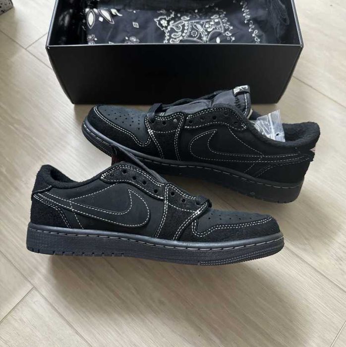 Jordan 1 Retro Low OG SP Travis Scott Black Phantom R.43