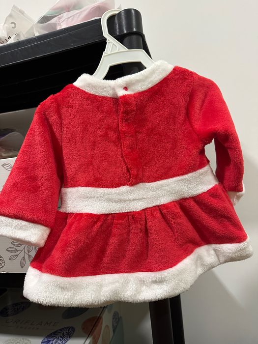 Vestido + Gorro de Natal Recém - Nascido Novo