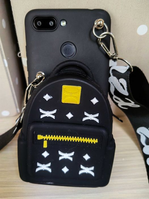 Capa 2-em-1 para Redmi 6 com Mini-Mochila e Alça, nova