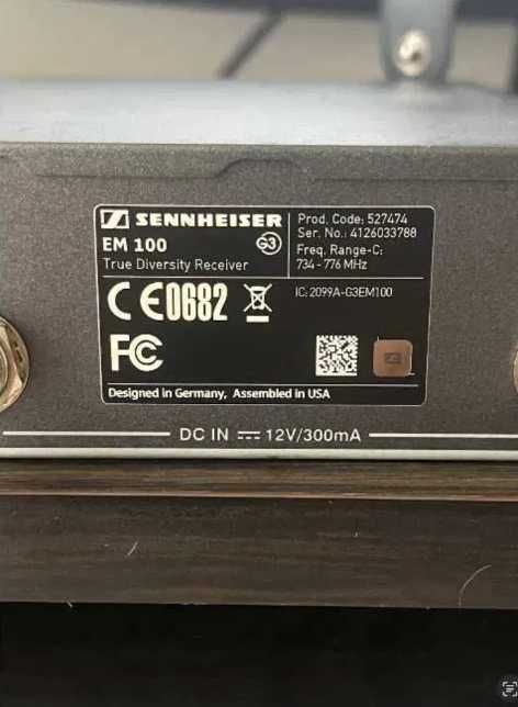 Sennheiser EW 100 G3 system bezprzewodowy