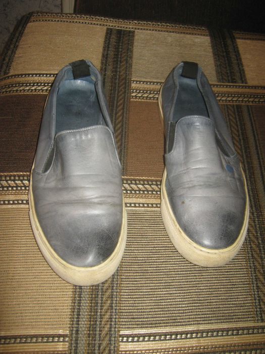 Кожаные мокасины для работы,р.41