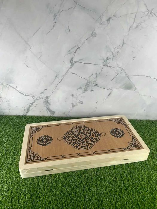 Нарды настольная игра из натурального дерева