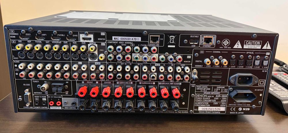 DENON AVR-3808 + DVD-1940 Łódź Polesie • OLX.pl