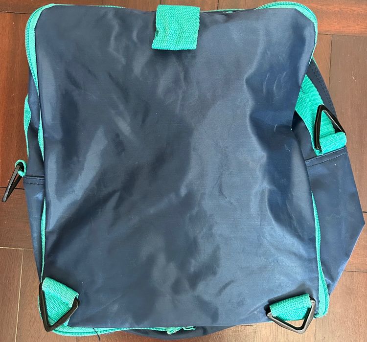 Saco de Transporte Desporto Vintage Azul Verde Turquesa