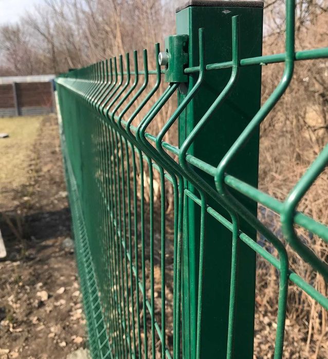 Секція паркану 3д з заводу зварна сітка стовпи ворота