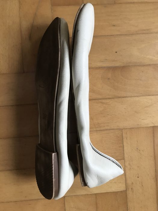Baleriny biale roz 36