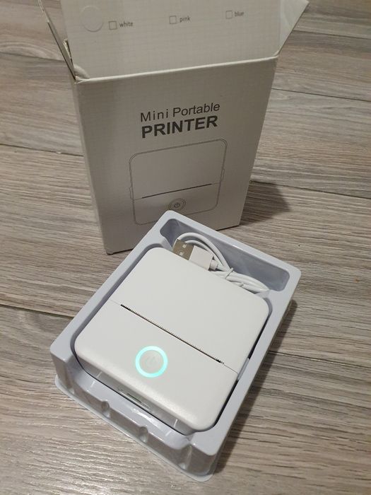 Міні принтер білий