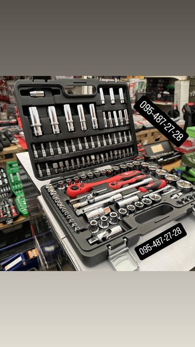 Професійний набір інструментів 108 од. INTERTOOL ET-6108 CrV