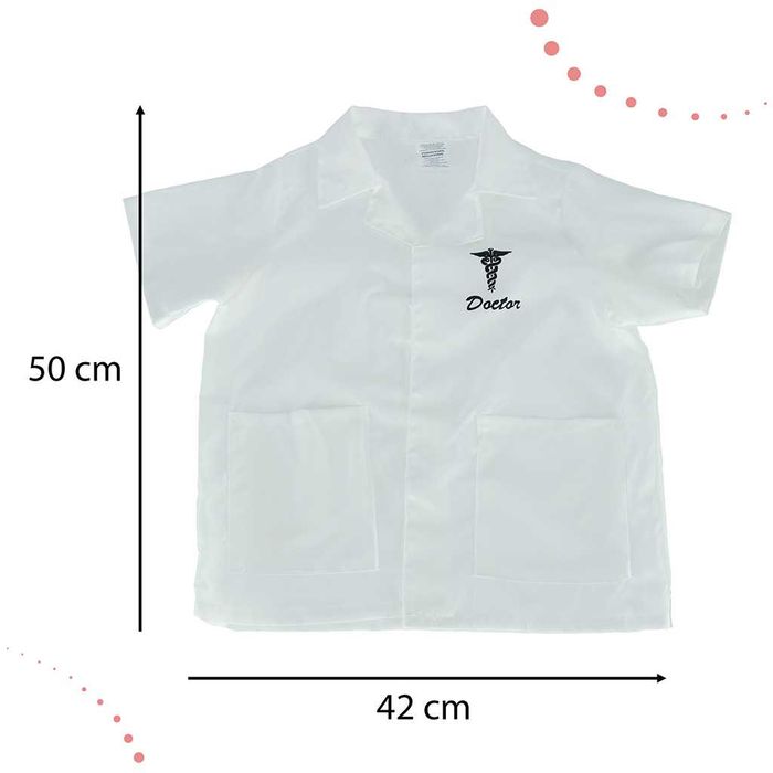 Kostium lekarz fartuch + akcesoria 3-8 lat kitel lekarski