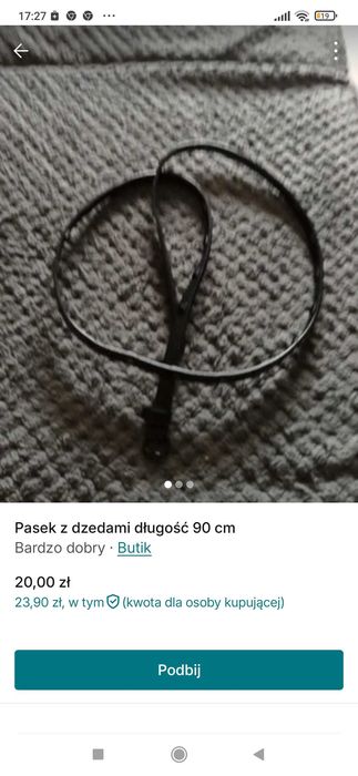Malo uzywane paski do spodni