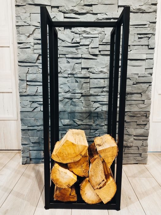 Stojak Loft na drewno kominkowe