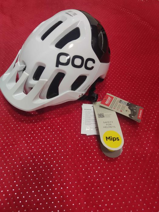 Kask rowerowy POC Tectal Race MIPS biały - M 55-58 cm