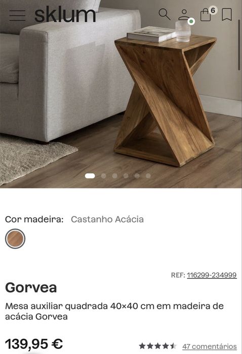 Mesas de apoio / cabeceira SKLUM