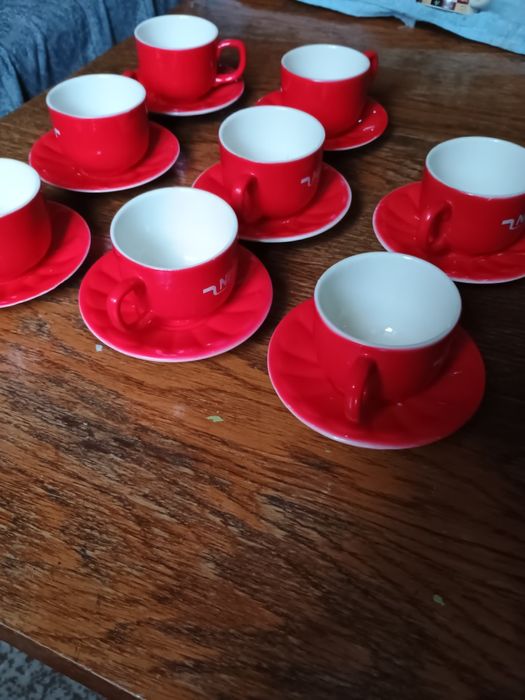 Комплект чашок і блюдець для кави