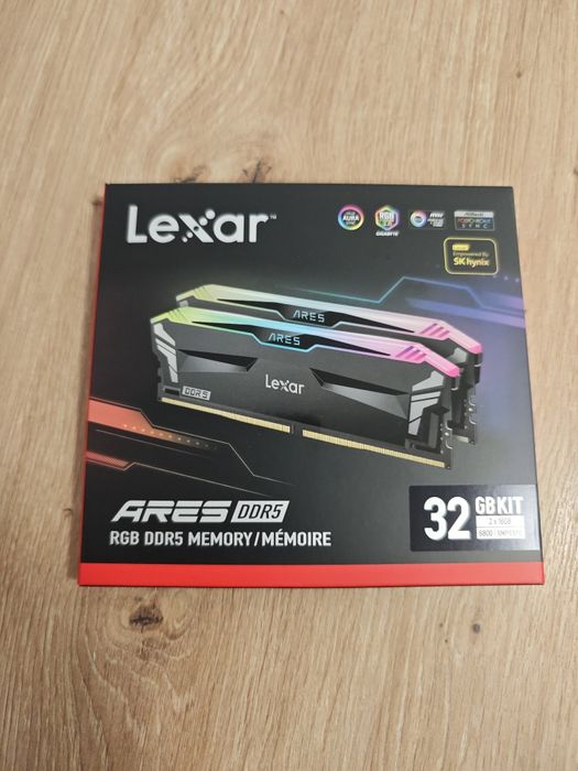 DDR5 Lexar Ares 32GB 6800mHz NOWE