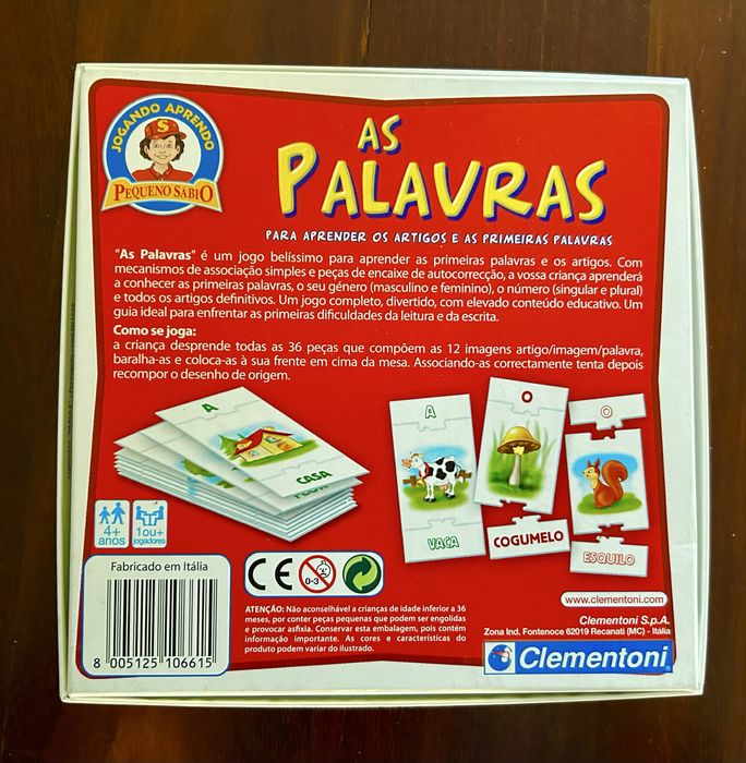 Jogo as palavras - Clementoni