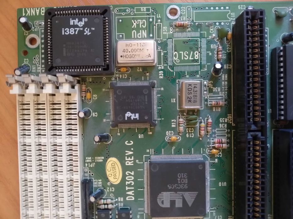 Материнская плата DAT302 REV. C Intel I387 SL