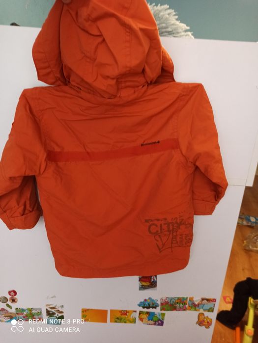 Kurtka wiosna jesień kaptur 104