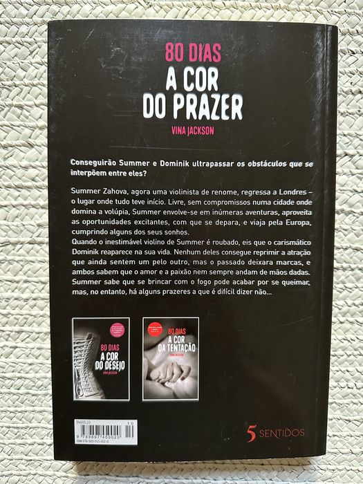 Livro “80 dias - A Cor do Prazer”64585236584449121