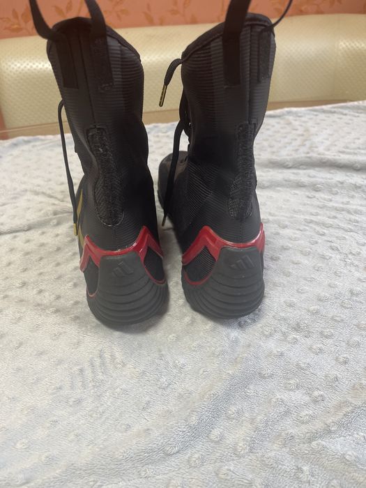 Боксерки Adidas SPEEDEX 18 Pink-POIZON оригинал по стельке 24,5