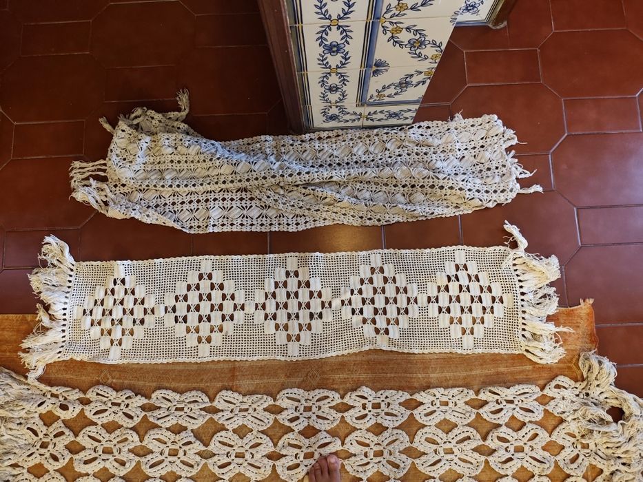 Napperons de renda para sala e quarto