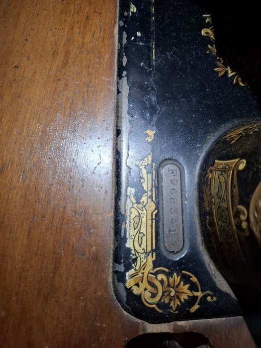 Máquina de Costura Singer 15K Antiga (1920) – Funcional