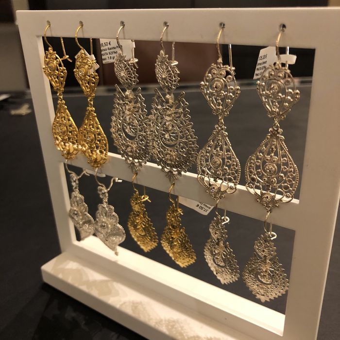 Brincos Filigrana Prata e Prata Dourada 925% desde 45€