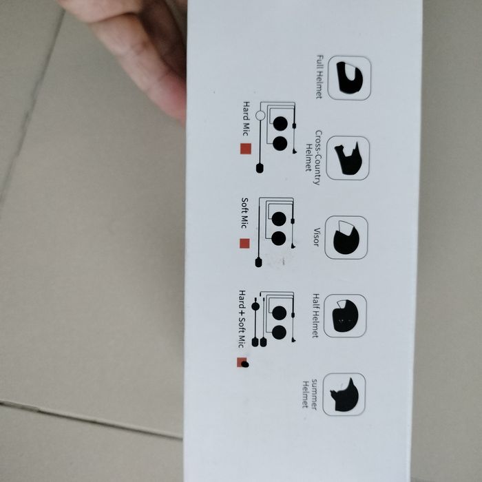 zestaw 2 interkomów motocyklowych Bluetooth do kasku z mikrofone