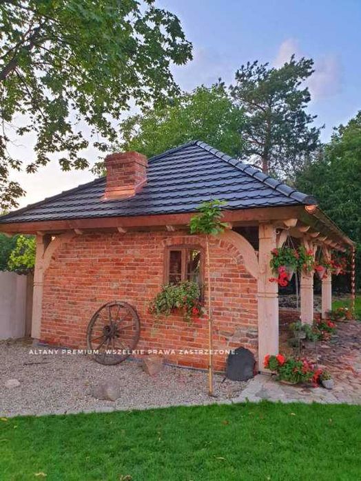 * PREMIUM * Altana Altanka Domek Biesiadny Grill. Oryginalny wzór