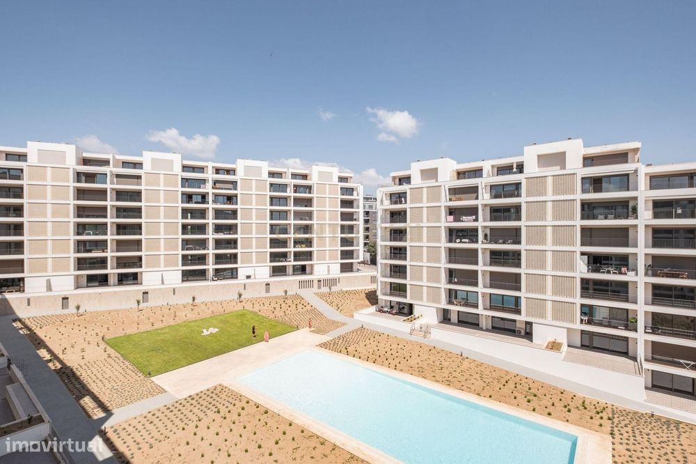 T2 Novo a Estrear para Arrendamento | Piscina e Ginásio | Empreendimen