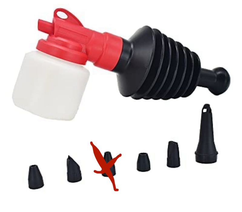 Obluesky ręczny spryskiwacz do proszków ogrodowych z różnymi dyszami