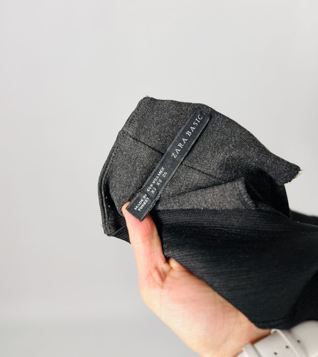 Grafitowe legginsy z wysokim stanem XS 34 ZARA