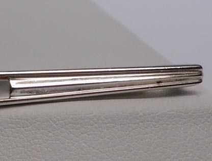 Srebrna spinka do krawata z masą perłową VINTAGE