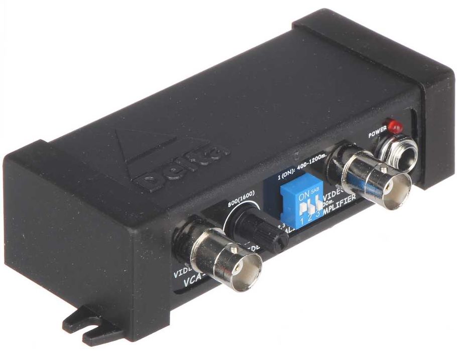 wzmacniacz video z korekcją VCA-1/2000 BNC + kable - dwie sztuki
