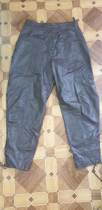 Кожаные брюки .40 размер