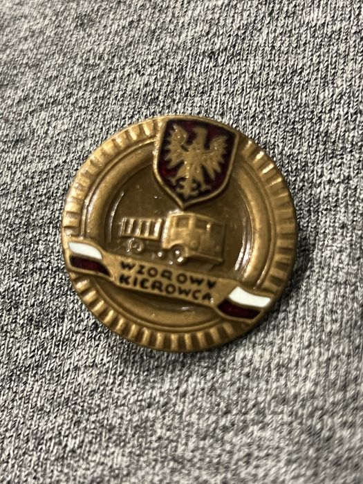 Odznaka Wzorowy Kierowca brąz PRL