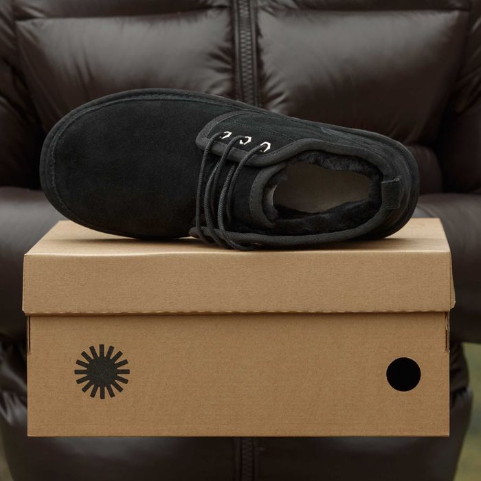 Мужские зимние угги , UGG Neumel "Black" Suede. 40-45