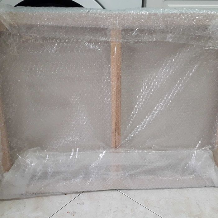 Tela infantil óleo 60x80 a estrear, em caixa de madeira alta (4 cm)