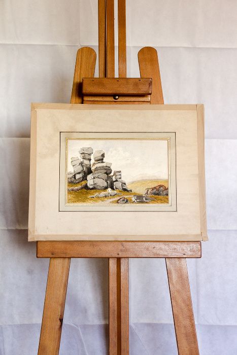 DAVID HALL MCKEWAN (1816 a 1873) - Aguarela Original