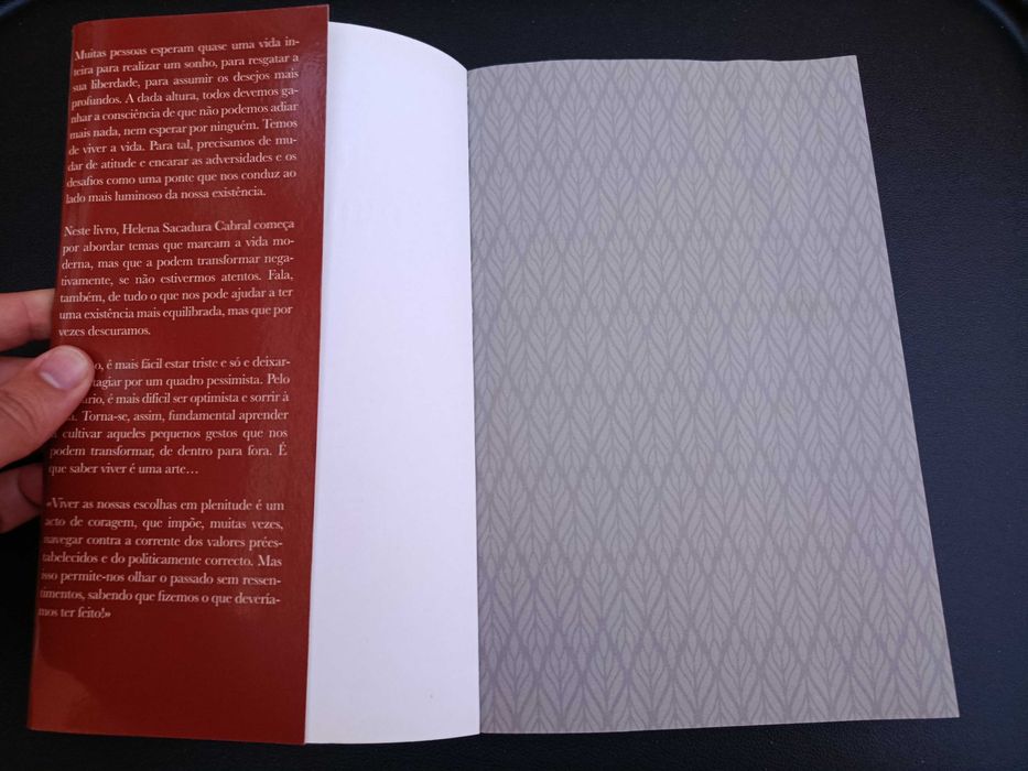 Livro "Uma Certa Forma de Vida", Helena Sacadura Cabral