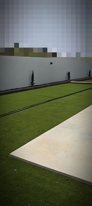 28m ²    -   Rolo de  14x2m largura - relva artificial 40mm premium