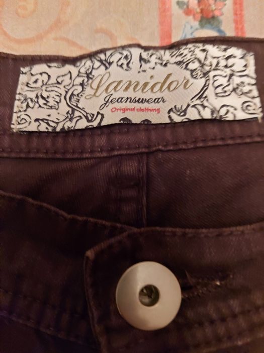 Calças Castanho escuro da Lanidor  - Tam° 34